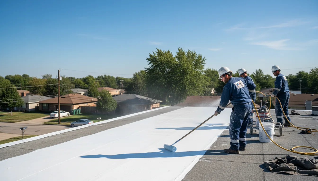Commercial roof coating in Livonia, NY near me